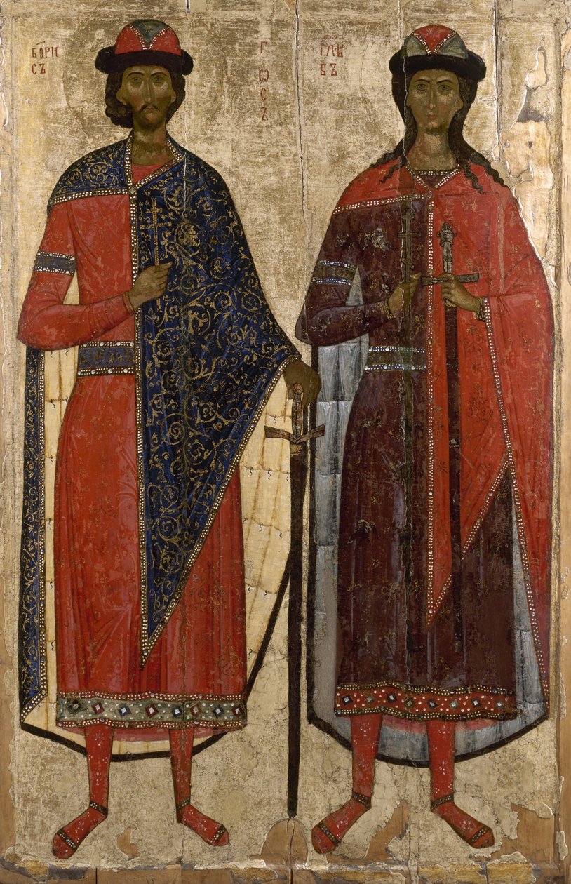 Bilinmeyen - Aziz Boris ve Aziz Gleb by Unbekannt Unbekannt