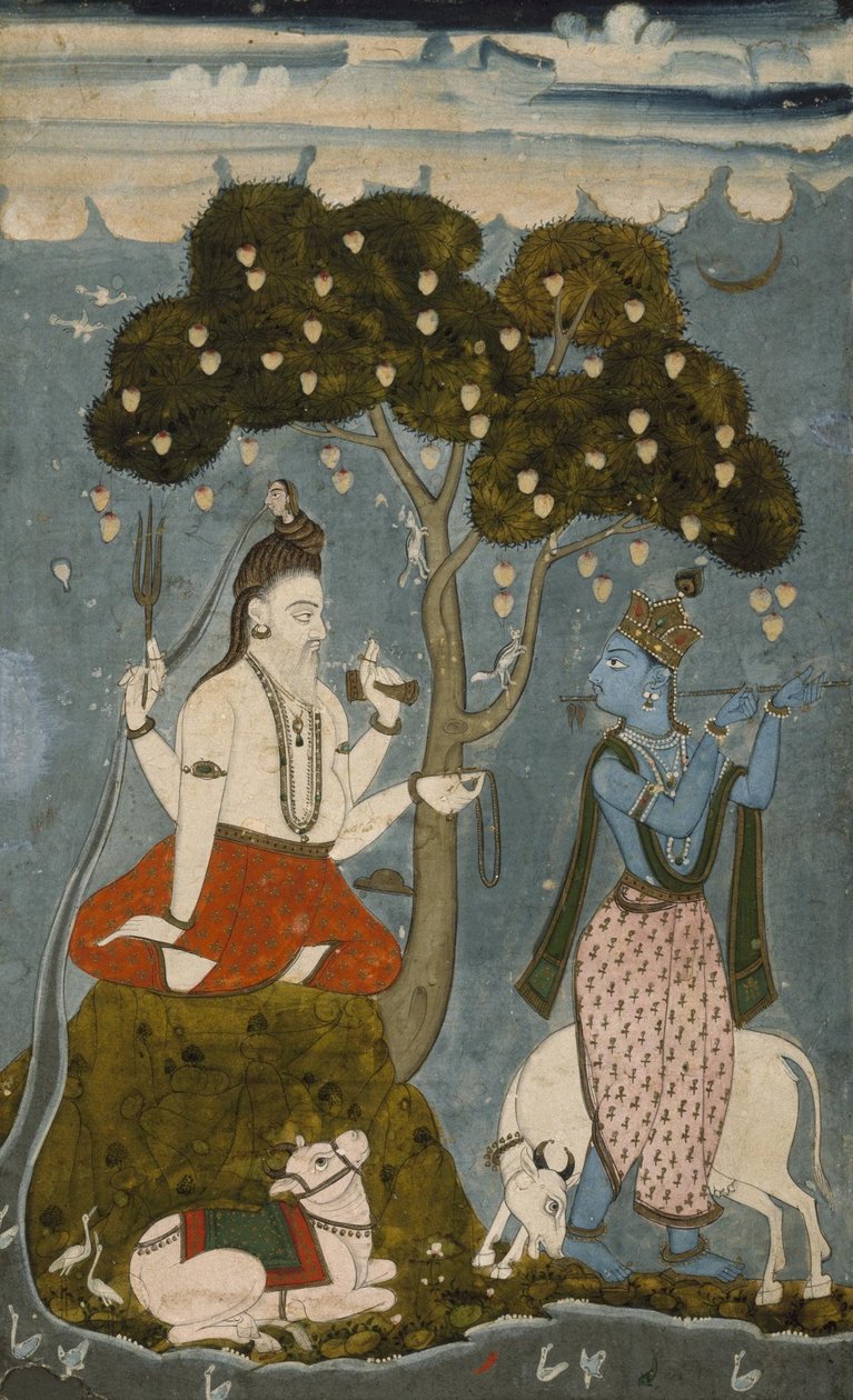 Bilinmeyen Hint - Shiva ve Krishna by Unbekannt Unbekannt