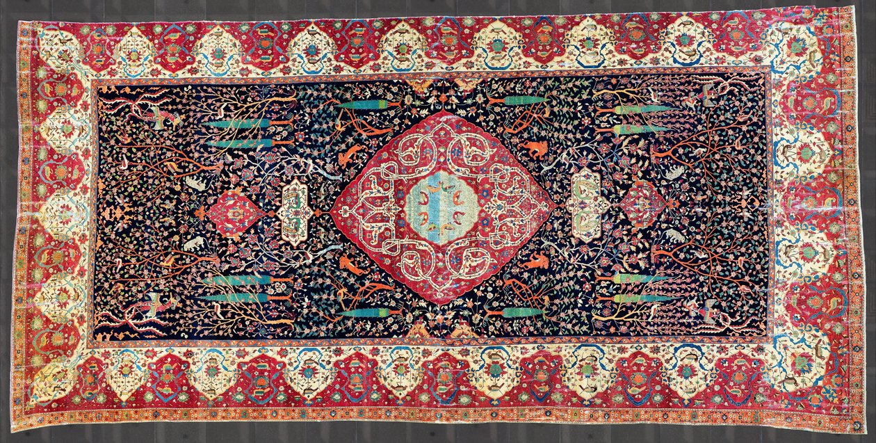 Bilinmeyen, İran, 16. Yüzyıl - Schwarzenberg Halısı by Unbekannt Unbekannt