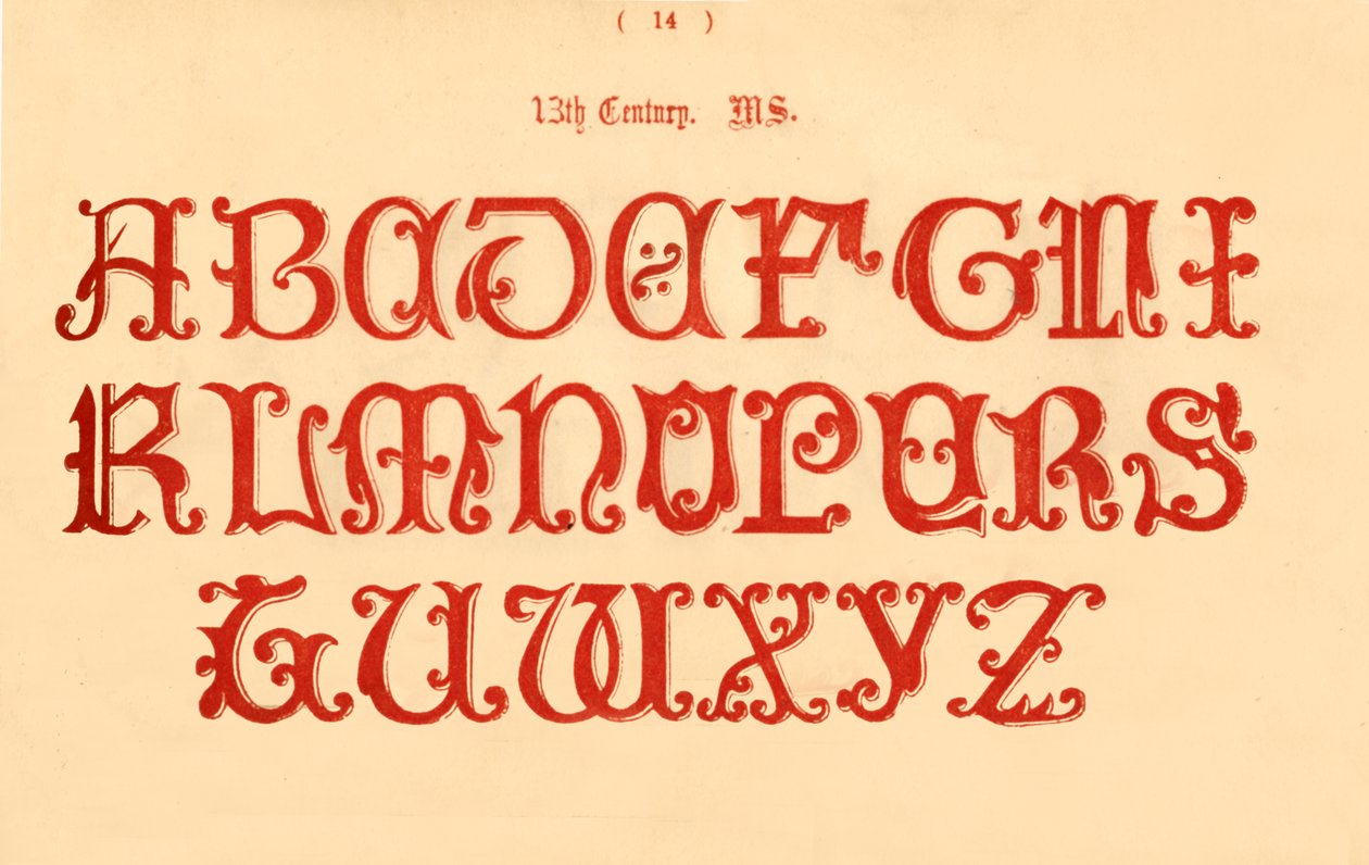 13. yüzyıl. MS., 1862 by Unbekannt