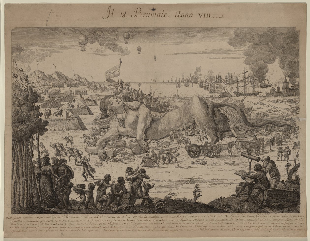 18 Brumaire VIII 9 Kasım 1799, 1799 yılında by Unbekannt