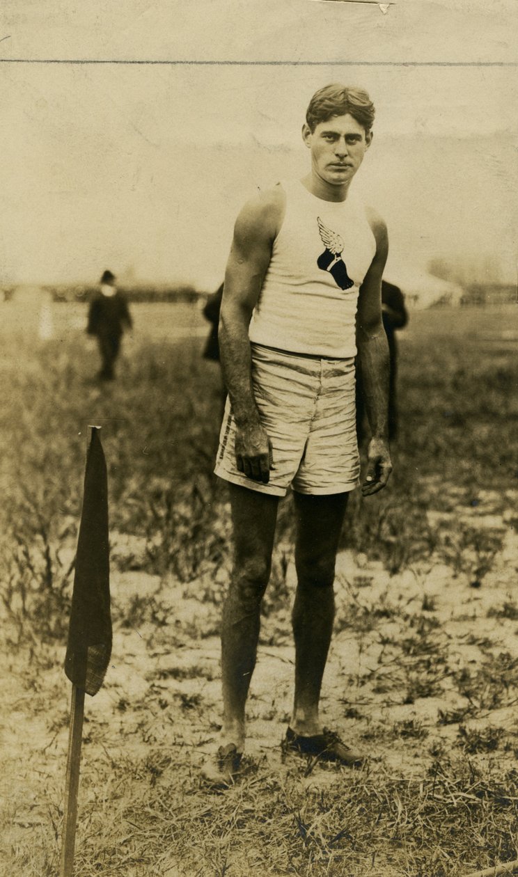 1904 Olimpiyatları - Kimliği belirsiz New York Athletic Club Team üyesi (muhtemelen Samuel Symington Jones) by Unbekannt