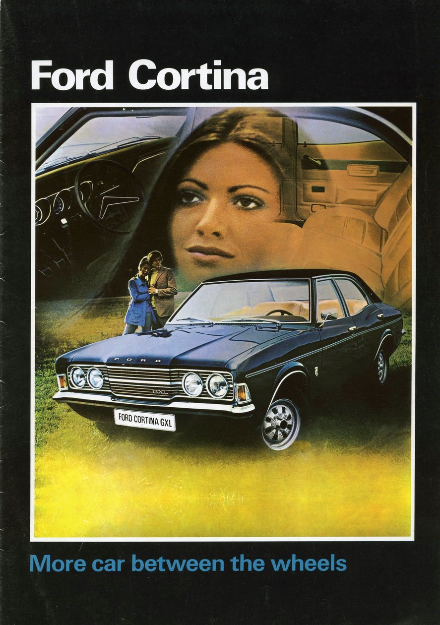 1972 Ford Cortina Mk3 satış broşürü kapağı. by Unbekannt