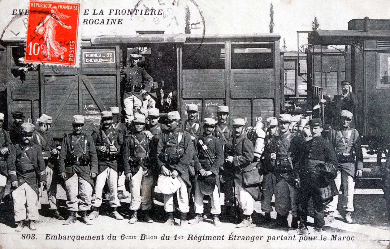 1. alay Fransız Yabancı Lejyonu, Fas, 1911 by Unbekannt