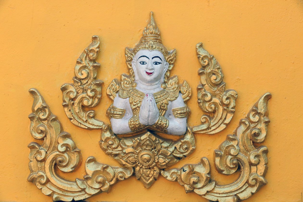 20151030, Vientiane, Laos : Wat Si Muang (Simuong) Budist tapınağı. Budist tanrıça by Unbekannt