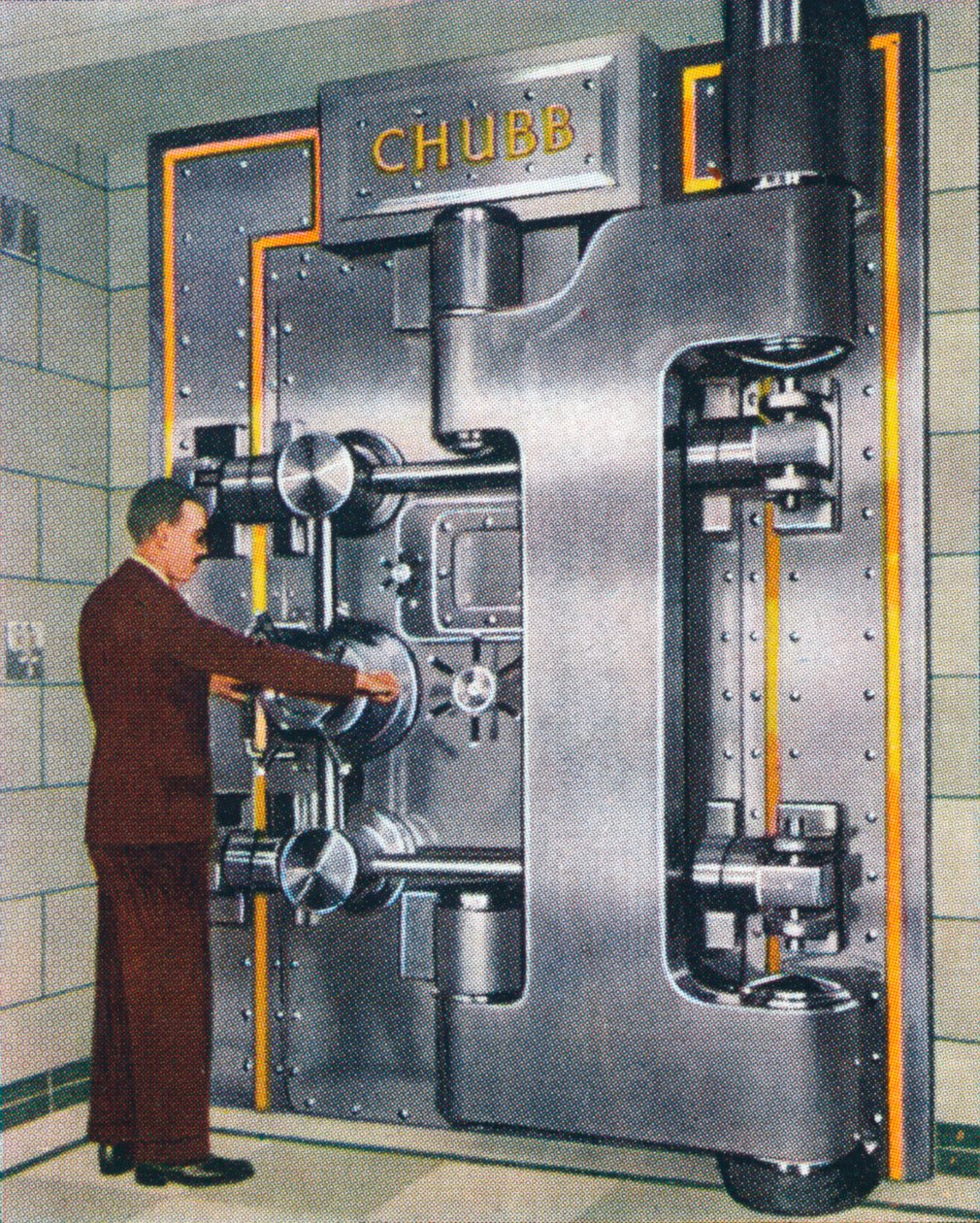 30 tonluk hazine kapısı, 1938 by Unbekannt