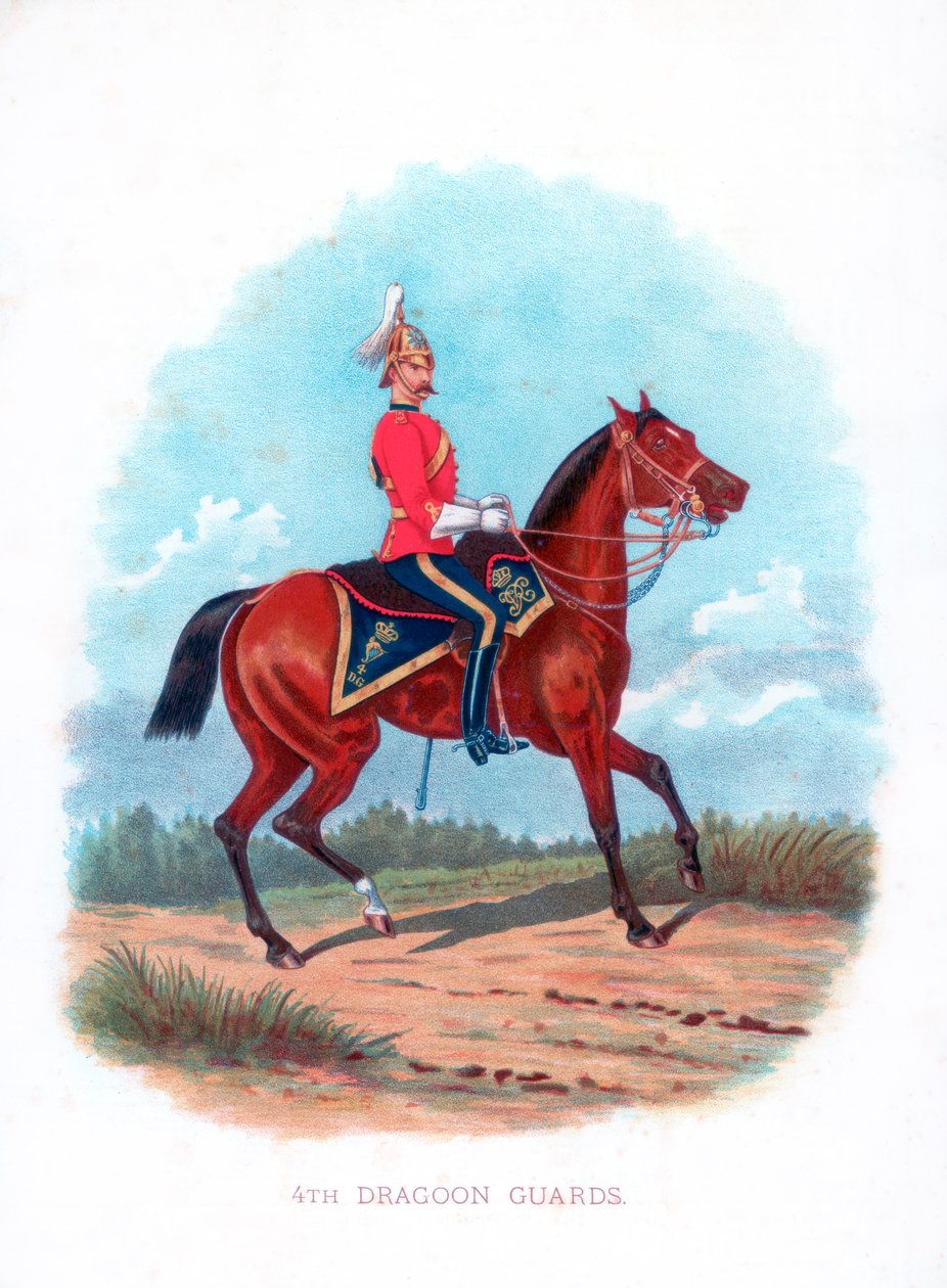 4. Ejderha Muhafızları, 1888 by Unbekannt