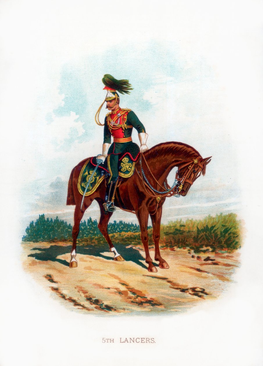 5. Mızraklılar, 1889 by Unbekannt