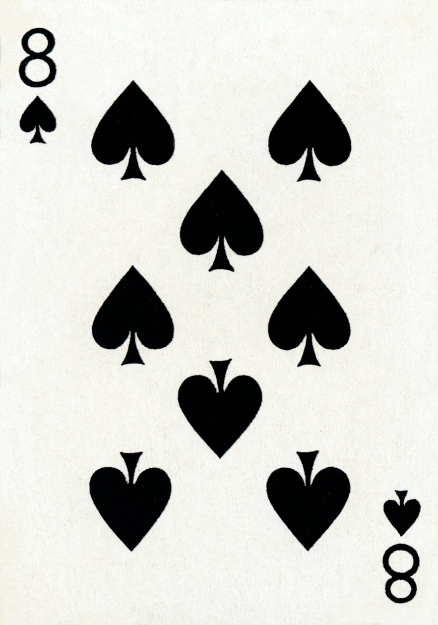 Goodall & Son Ltd. iskambil destesinden 8 of Spades, c1940 by Unbekannt
