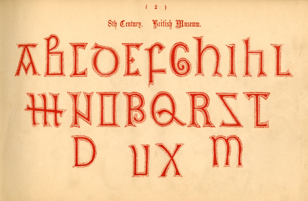 8. Yüzyıl. Britanya Müzesi, 1862 by Unbekannt