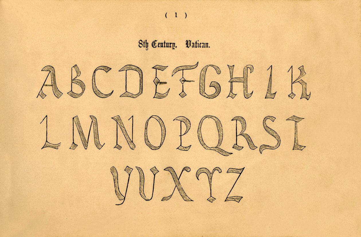 8. Yüzyıl. Vatikan, 1862 by Unbekannt