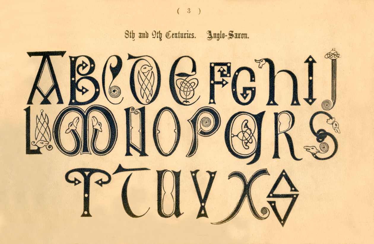 8. ve 9. Yüzyıllar. Anglo-Sakson, 1862 by Unbekannt