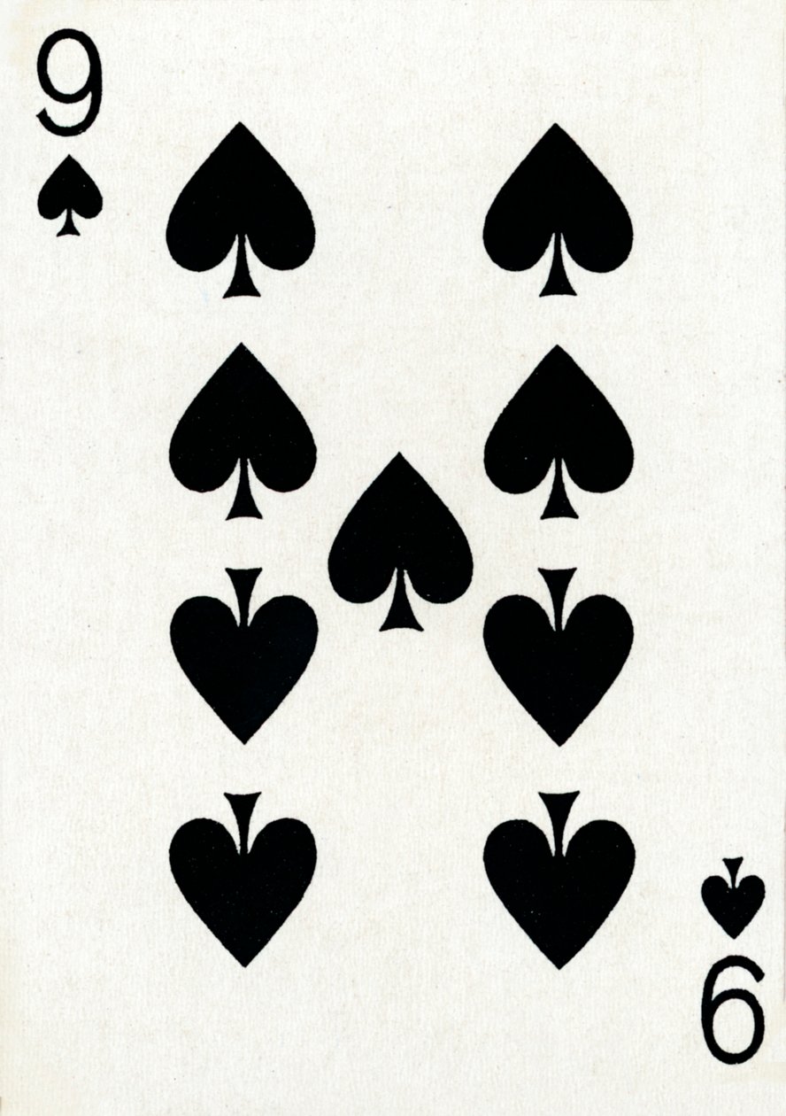 Goodall & Son Ltd. iskambil destesinden 9 of Spades, c1940 by Unbekannt