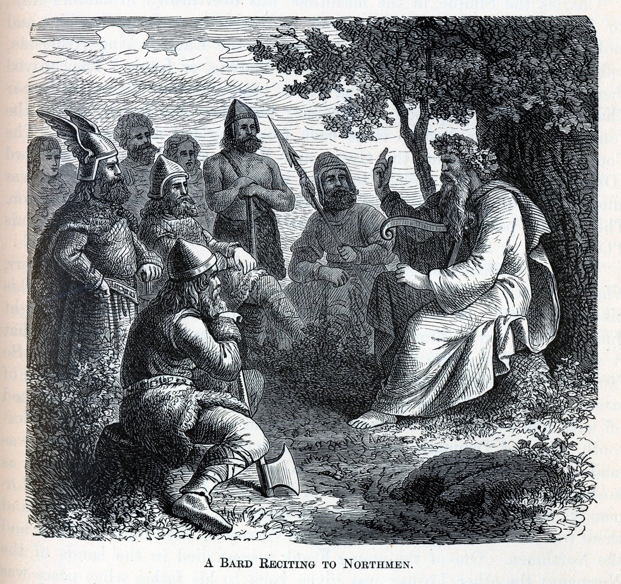 Kuzeylilere Okuyan Bir Ozan, 1882 by Unbekannt