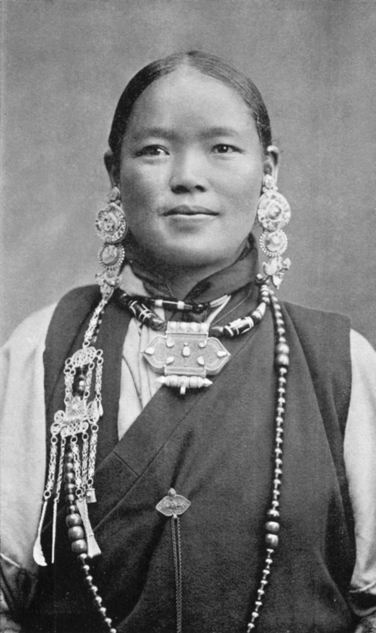 Bir Bhutia kadını, c1910 by Unbekannt