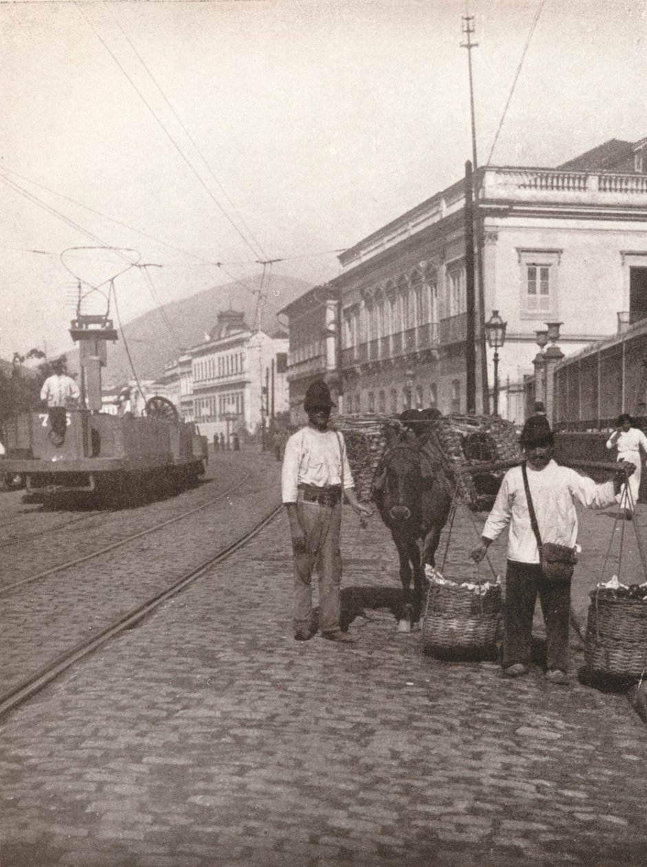 Bir Botafogo sokak sahnesi, Rio, 1914 by Unbekannt