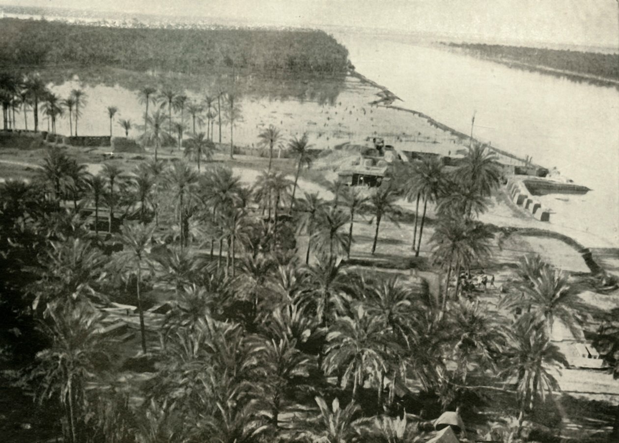 Dicle Nehri Üzerinde Bir İngiliz Mevkii, 1919. by Unbekannt