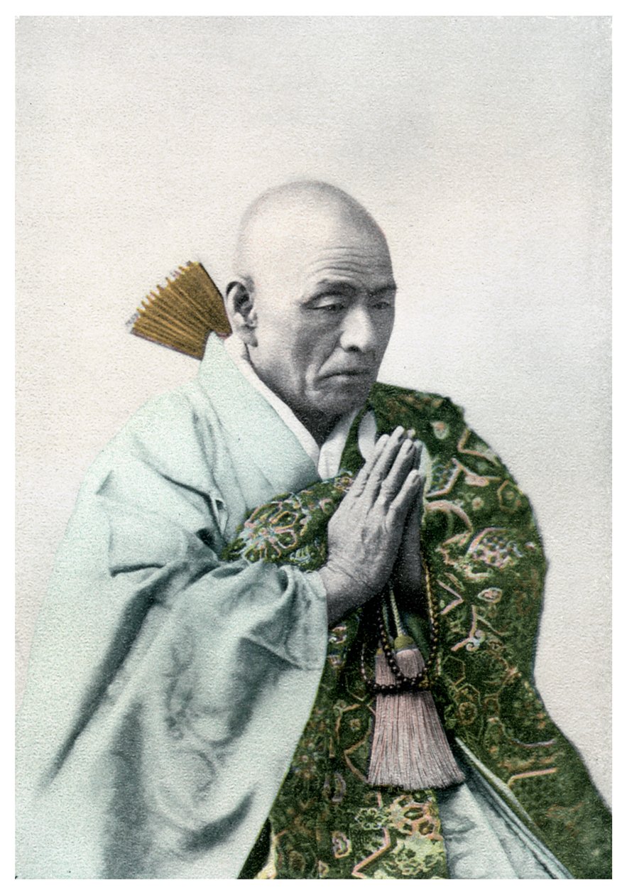 Bir Budist rahip, 1904 by Unbekannt