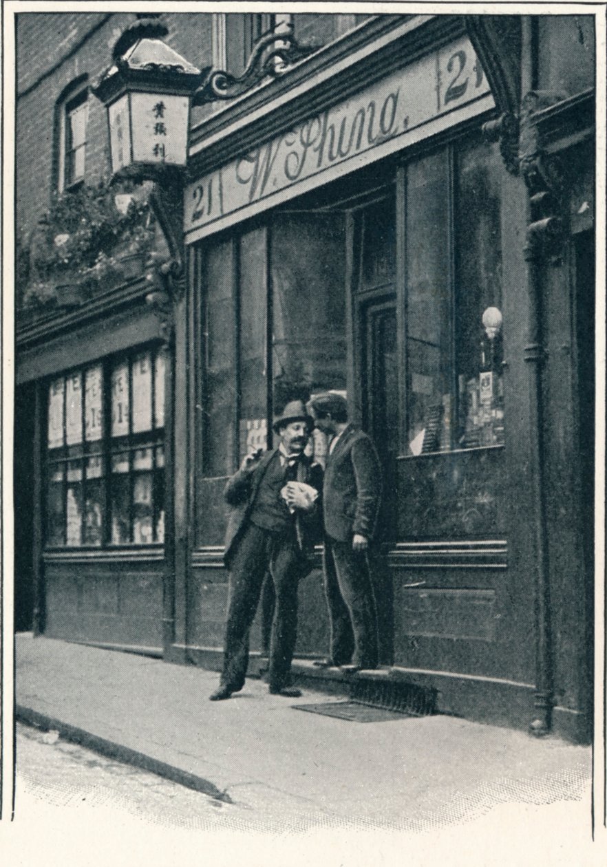 Çinli bir dükkan, Limehouse, Londra, c1900 1901 by Unbekannt