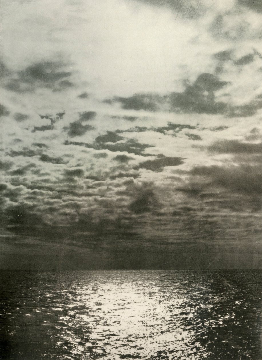 Deniz Donmadan Önce Bir Bulut Etkisi, c1908, 1909 by Unbekannt