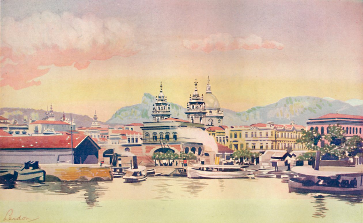 Rio Gümrük İskelesinden Bir Köşe, 1914 by Unbekannt