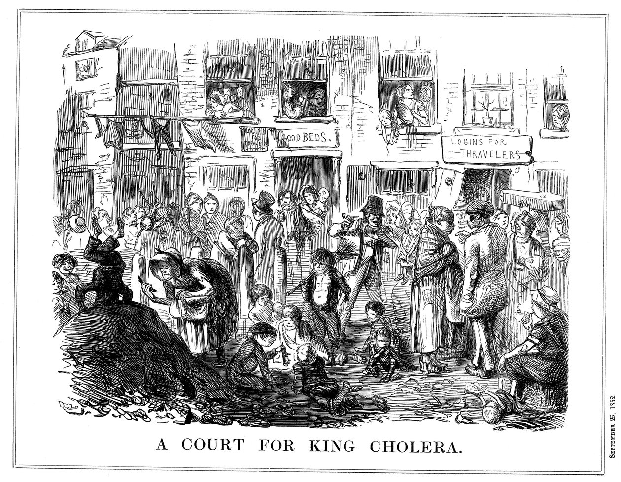 Kral Kolera Mahkemesi, 1852 by Unbekannt