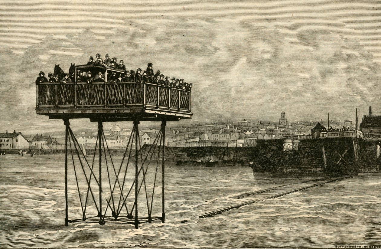 Meraklı Bir Yuvarlanan Köprü, 1882. by Unbekannt