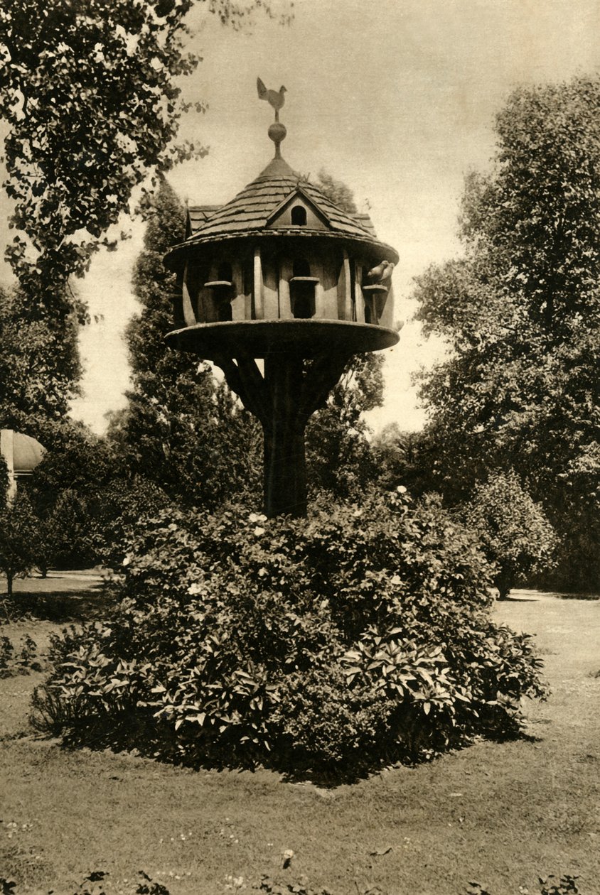 Bir Dovecote - Bute Dowager Markizinin bahçesinde, St. Johns Lodge, Regents Park, 1920. by Unbekannt