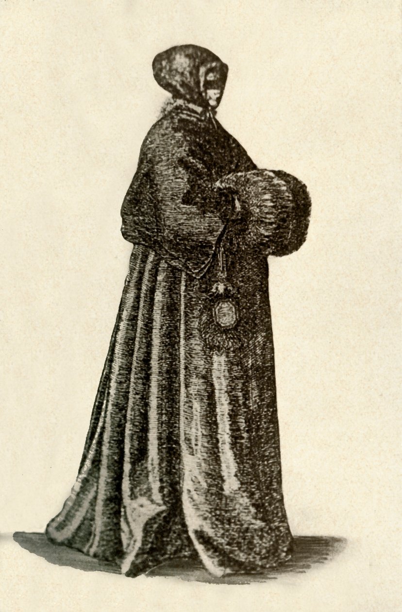 Açık hava elbiseli Hollandalı bir bayan, 1640, 1937. by Unbekannt