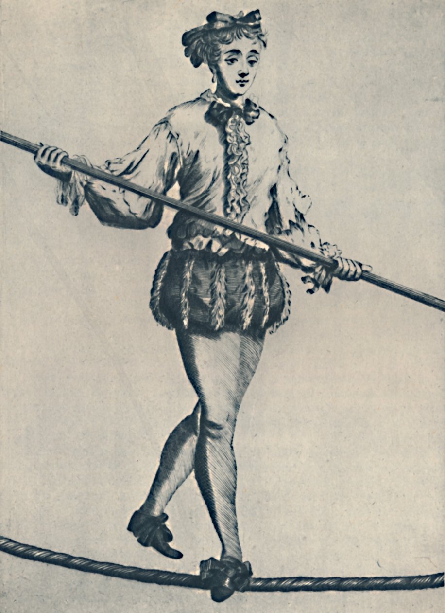 Onyedinci Yüzyılın Ünlü Bir İp Yürüteç, 1942 by Unbekannt