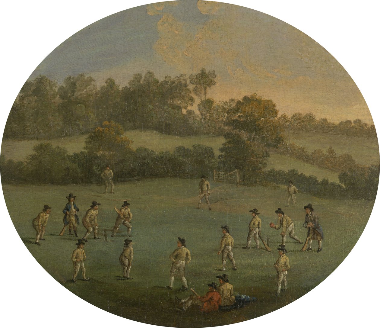 Bir Kriket Oyunu Marylebone Fields