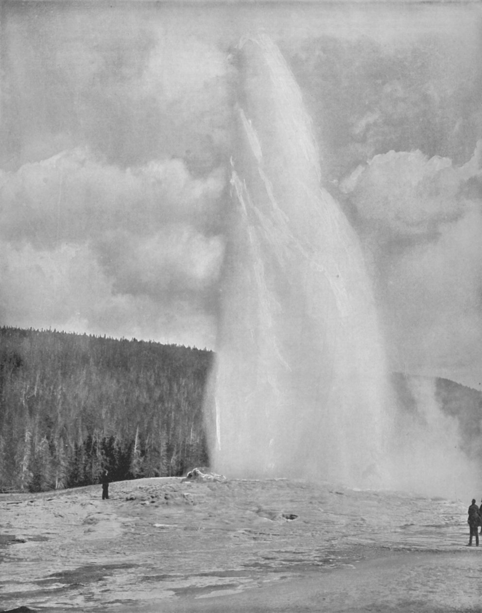 Yellowstone Parkında Bir Gayzer, 19. yüzyıl by Unbekannt