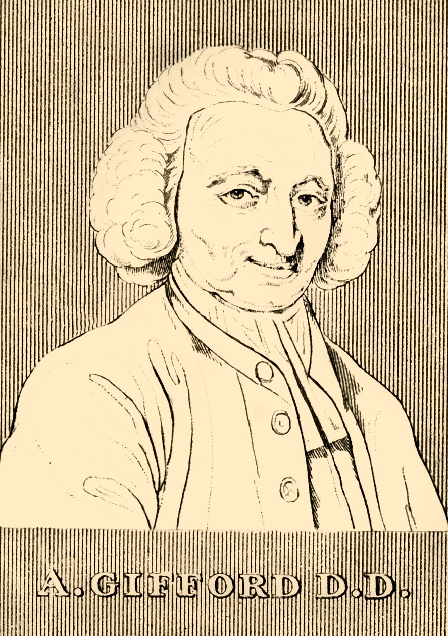 A. Gifford DD, 1700-1784, 1830. by Unbekannt