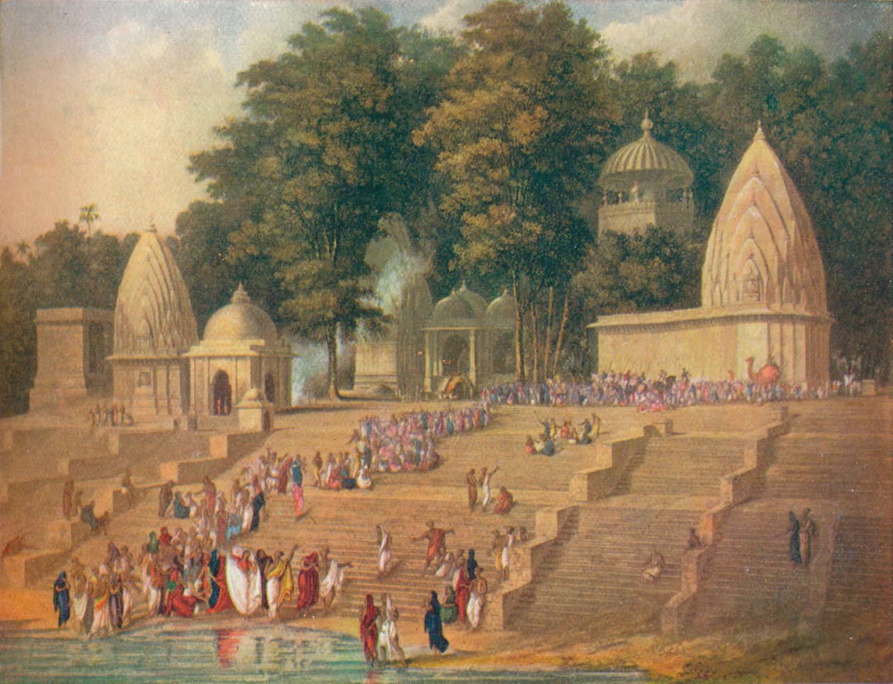 Artık Bastırılmış Bir Hindu Geleneği: Suttee Hazırlıkları, 1908 by Unbekannt