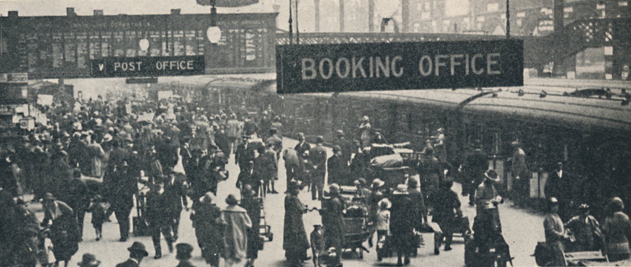 Liverpool Caddesi İstasyonunda Bir Tatil Sahnesi, 1926 by Unbekannt