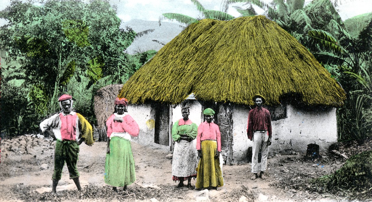 Bir Jamaika köyü, 1900