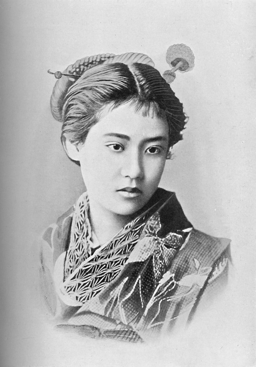 Bir Japon güzeli, 1902 by Unbekannt