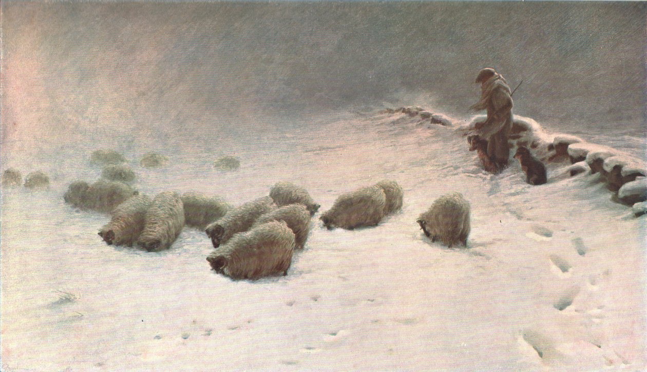Neşesiz Bir Kış Günü, c1883, c1902. by Unbekannt