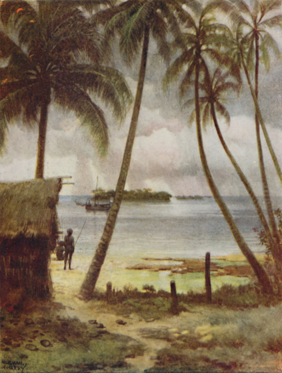 Bir Lagün, Solomon Adaları, 1923. by Unbekannt