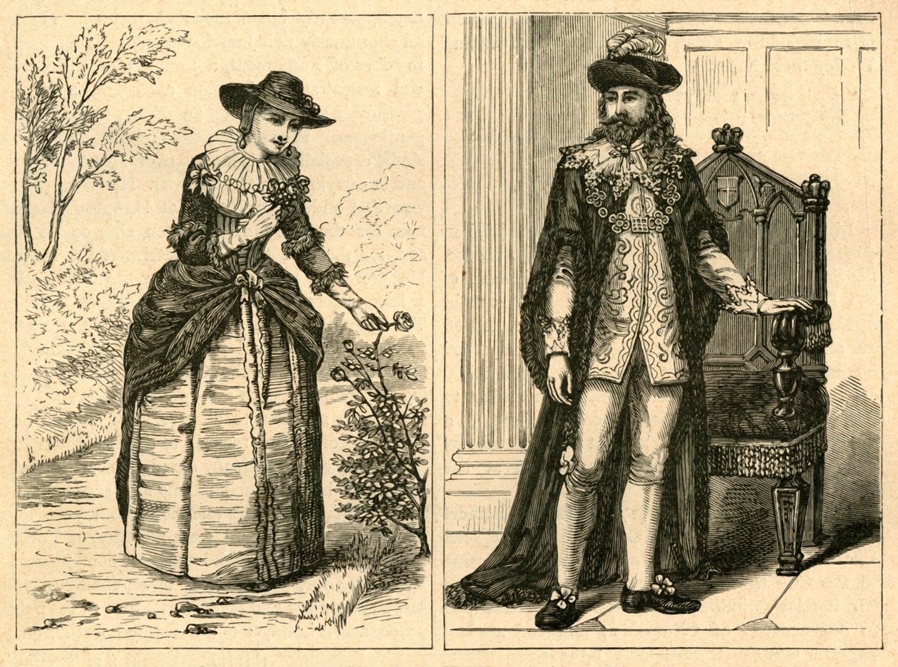 Bir Lord Mayor ve Leydisi Onyedinci Yüzyılın ortalarında, 1897. by Unbekannt