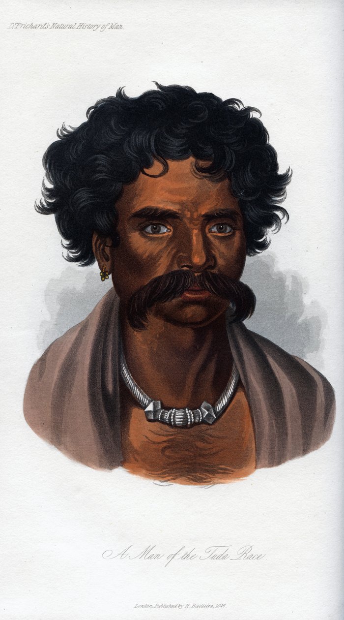 Tuda Irkının Bir Adamı, 1848 by Unbekannt