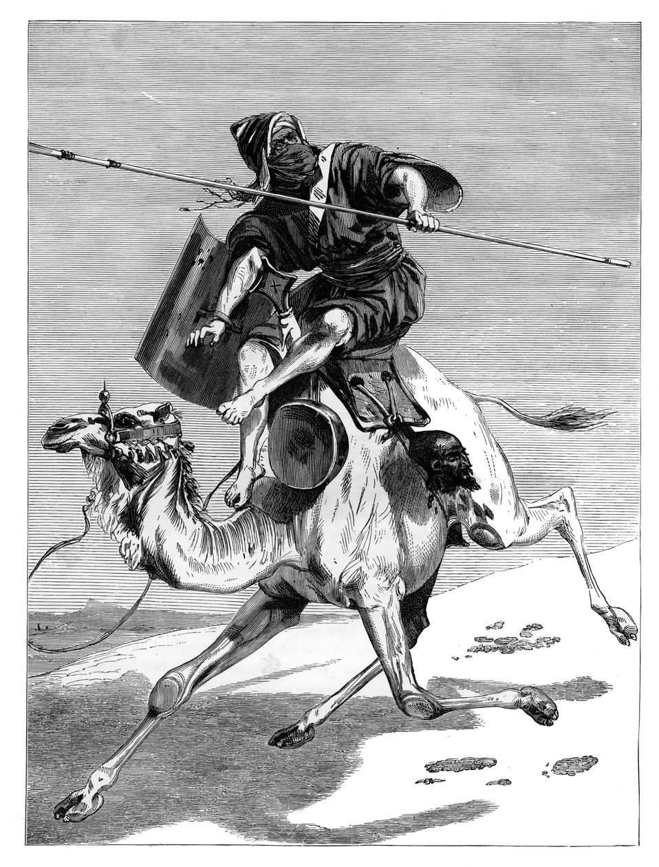 Mağribi bir savaşçı, c1890 by Unbekannt