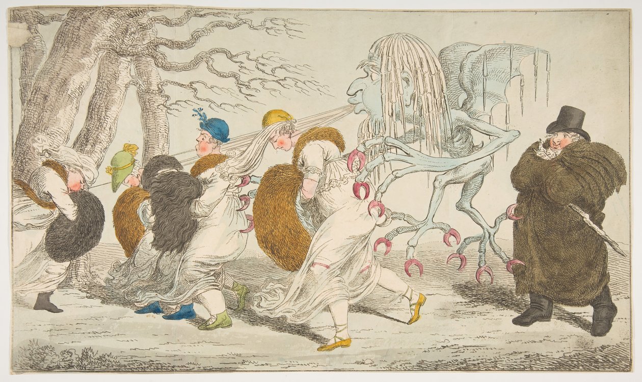 Çıplak Gerçek veya Nipping Frost, 2 Şubat 1803. by Unbekannt