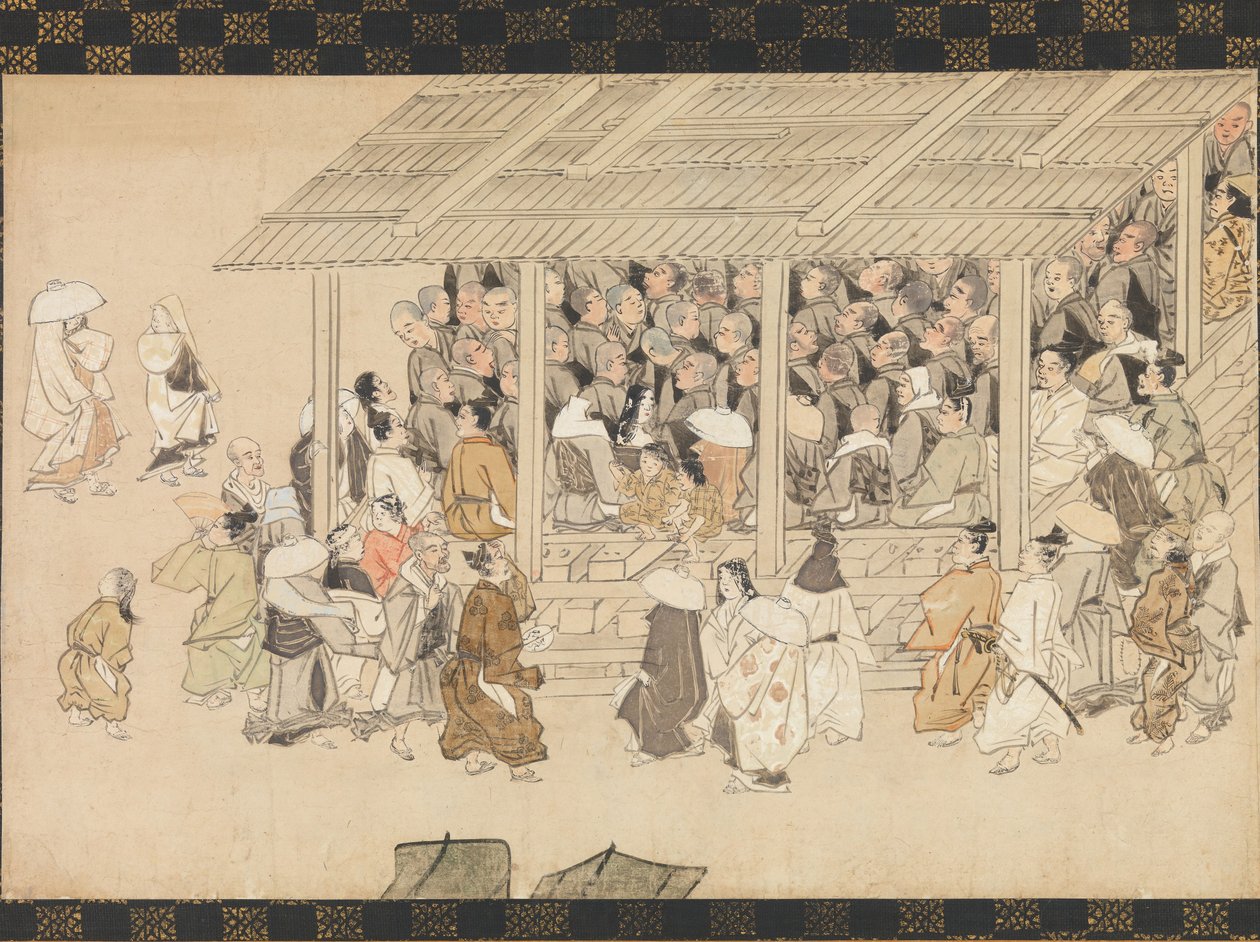 Keşişin Resimli Biyografisinden Ichiya, Kyoto