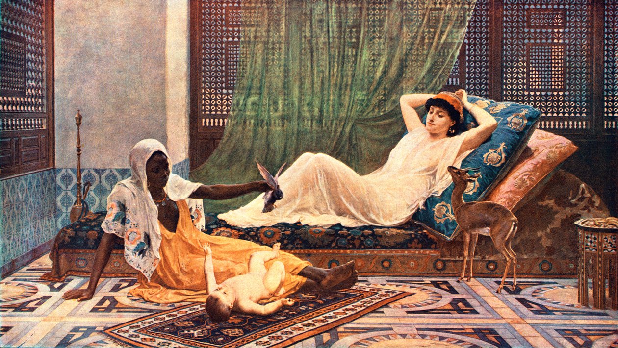 Haremde Yeni Bir Işık, 1884, c1902. by Unbekannt