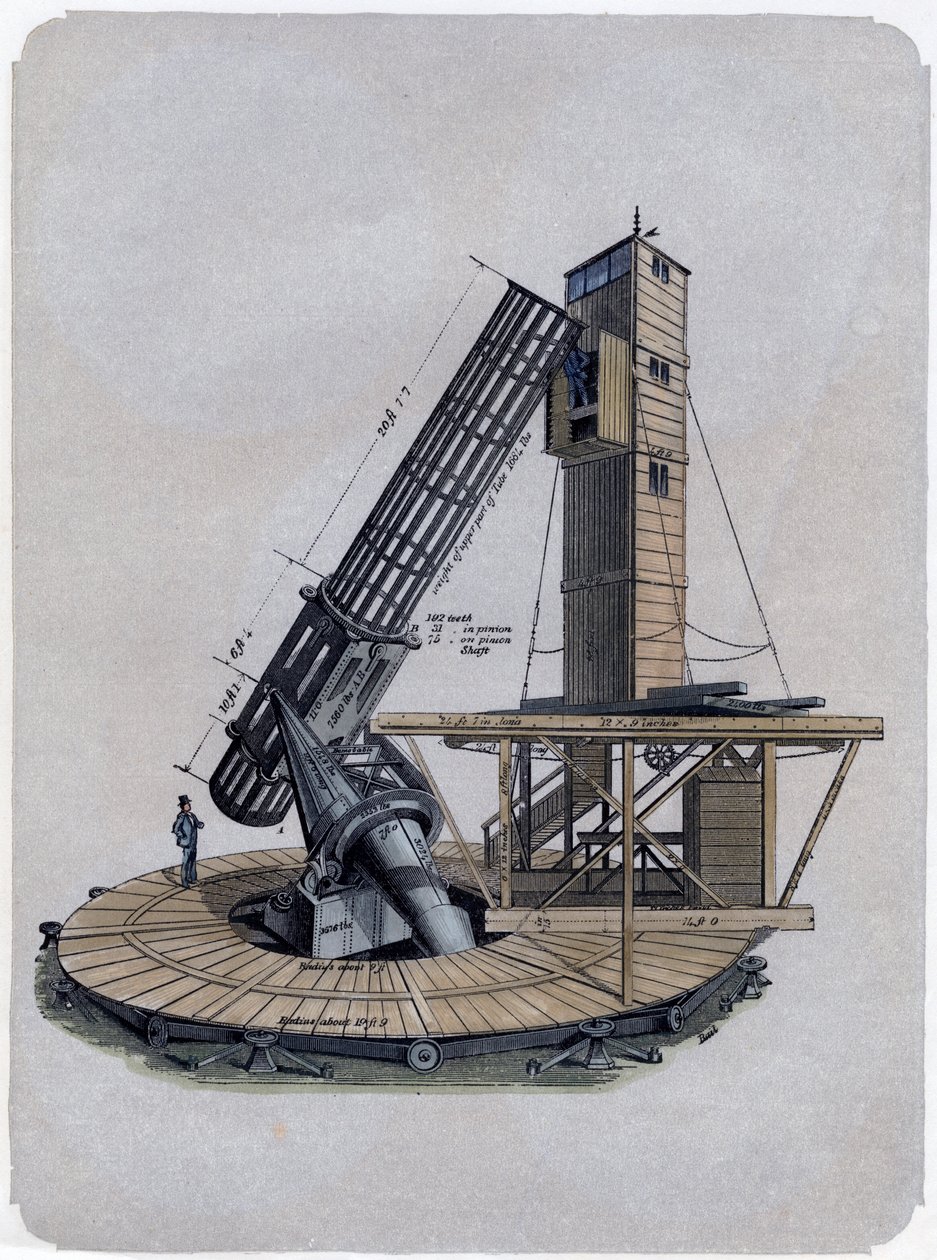 Bir Newton reflektörü, 1870 by Unbekannt
