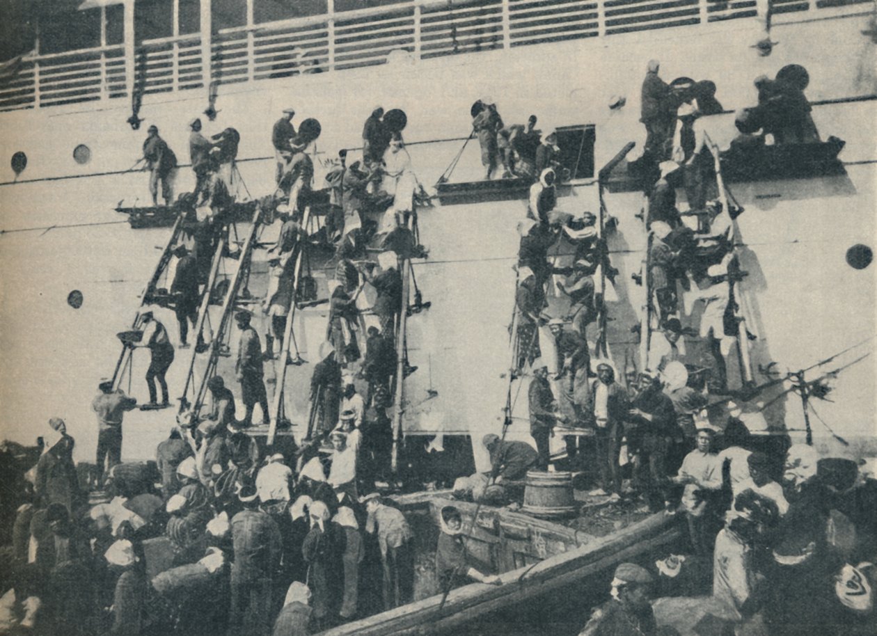 Yokohama limanında Yeni Bir Kömürleme Yöntemi, 1936 by Unbekannt