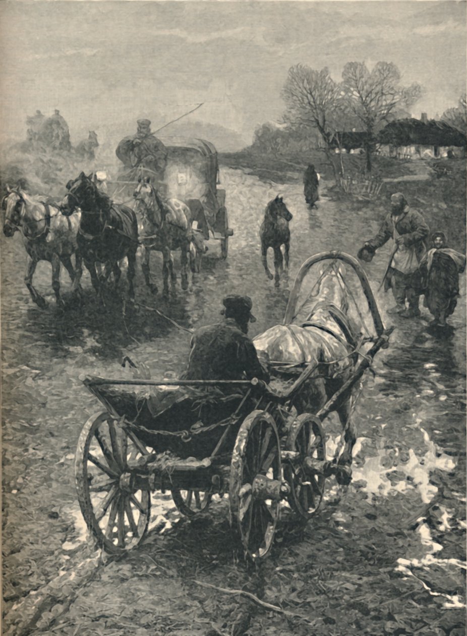 Bir Polonya Köyü: Kasım 1886 by Unbekannt