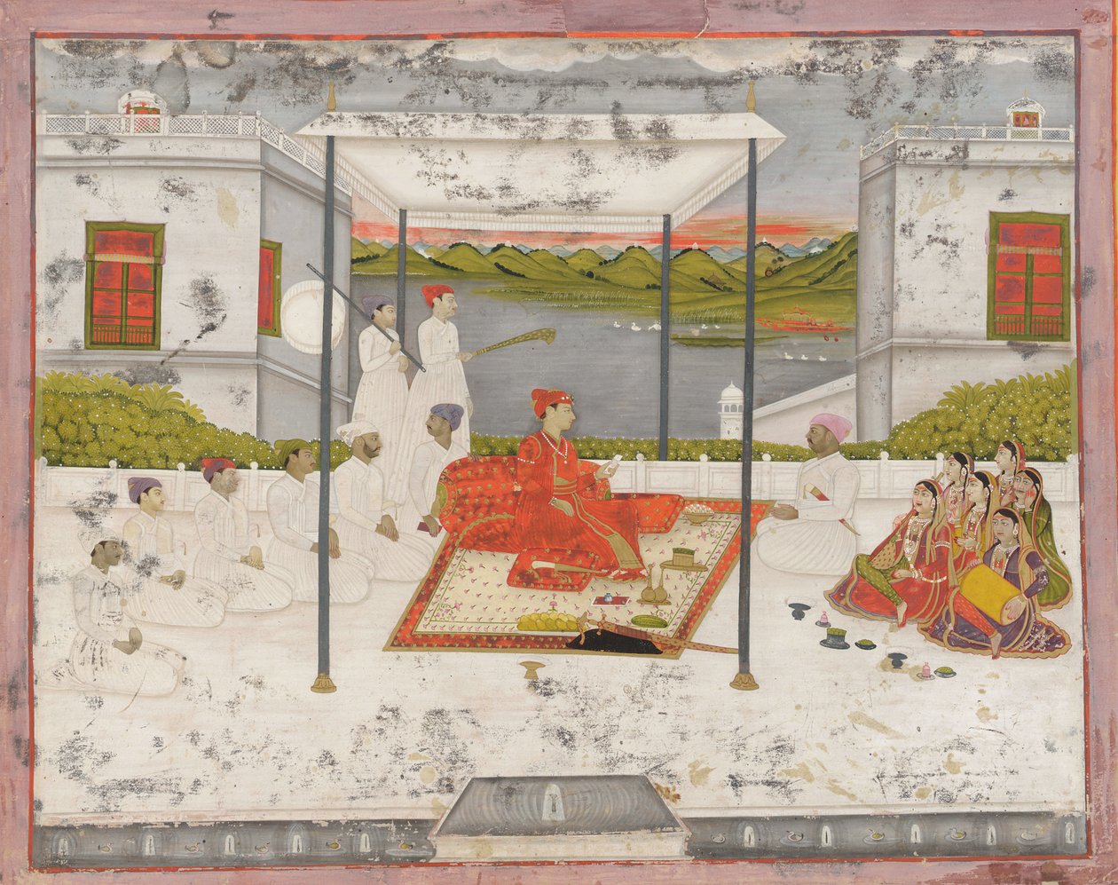 Seyirci tutan bir Prens, ca. 1750. by Unbekannt
