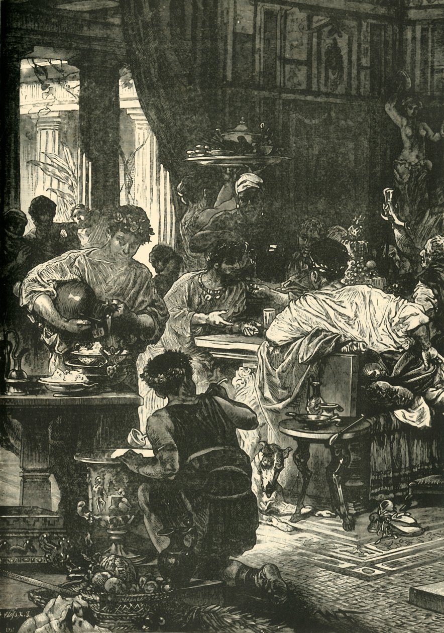 Bir Roma Ziyafeti, 1890. by Unbekannt